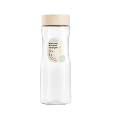Bình nước Kita Brisk 1,5L Inochi dạng trượt - Đựng detox, giữ nước mát trong tủ lạnh, giá ưu đãi 50.440₫ 4