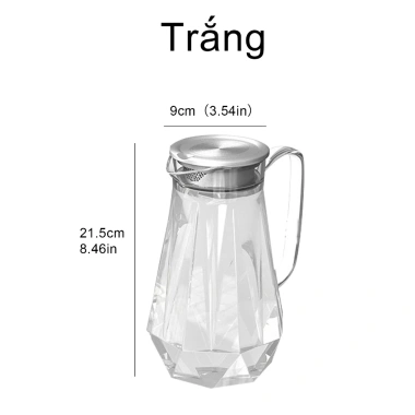 Bình Nước Lạnh Gia Đình 1.5L Nhựa Nhẹ Bền Thích Hợp Du Lịch và Hoạt Động Ngoại Trời 9