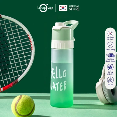Bình Nước LivingOn 600ml Nhựa PC+PP Có Vòi Xịt, Kèm Gioăng Silicon Chống Rò Rỉ - 99.000₫ 2 Bình Nước LivingOn 600ml Nhựa PC+PP Có Vòi Xịt, Kèm Gioăng Silicon Chống Rò Rỉ - 99.000₫ 2