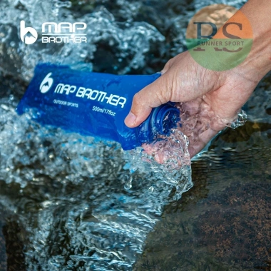 Bình nước mềm Mapbrother 250ml-500ml dùng cho chạy bộ, đạp xe, cầm tay hoặc đeo trong đai/balo - Giá 118.000 VND