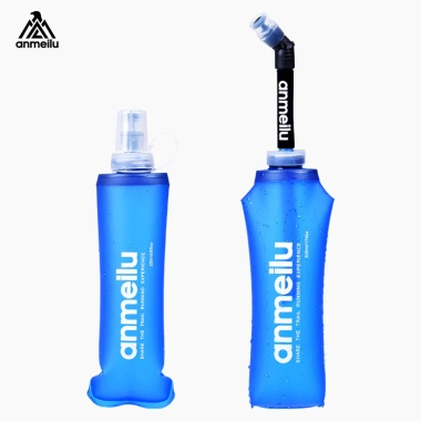 Bình nước mềm thể thao ANMEILU - Vòi hút an toàn, kèm bàn chải, giá 105.000₫ 3
