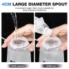 Bình Nước Mềm TPU Silicone Gập Lại 300/500/700ml - Vòi Lớn, Ống Hút, Dành Cho Thể Thao, Du Lịch - Giá 60.500₫ 4