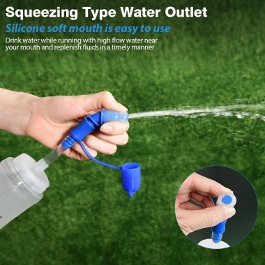 Bình Nước Mềm TPU Silicone Gập Lại 300/500/700ml - Vòi Lớn, Ống Hút, Dành Cho Thể Thao, Du Lịch - Giá 60.500₫