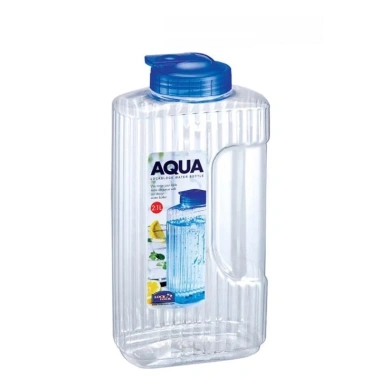 Bình nước nhựa 2.1L trắng nắp mở dễ dàng - Giá chỉ 65.088₫, tiết kiệm cho gia đình