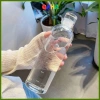 Bình Nước nhựa 500ml trong suốt có thang đo chia vạch thời gian - Tiện dụng, giá 28.028₫ 7