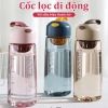 Bình Nước Nhựa 750ml BPA Free Vạch Đo Dung Tích Chống Rò Rỉ Dành Cho Thể Thao Gym Văn Phòng Du Lịch Giá 67.000 VND