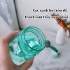 Bình Nước Nhựa 750ml BPA Free Vạch Đo Dung Tích Chống Rò Rỉ Dành Cho Thể Thao Gym Văn Phòng Du Lịch Giá 67.000 VND 4