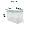 Bình nước nhựa có vòi Việt Nhật 2.5L 3.5L 5L ngăn tủ lạnh giá ưu đãi 44.000đ 4