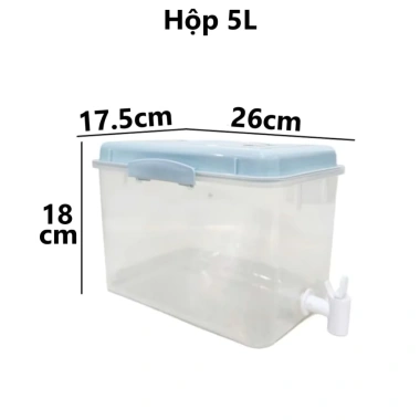 Bình nước nhựa có vòi Việt Nhật 2.5L 3.5L 5L ngăn tủ lạnh giá ưu đãi 44.000đ 4