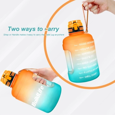 Bình nước QUIFIT 2.2L không BPA, vạch chia thời gian nhắc nhở hàng ngày - Giá chỉ 253.000 VND 4 Bình nước QUIFIT 2.2L không BPA, vạch chia thời gian nhắc nhở hàng ngày - Giá chỉ 253.000 VND 4