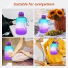 Bình nước QUIFIT 2.2L không BPA, vạch chia thời gian nhắc nhở hàng ngày - Giá chỉ 253.000 VND 6