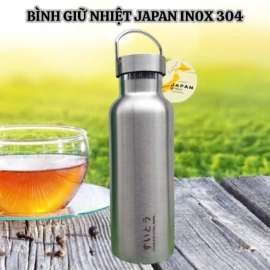 Bình nước siêu giữ nhiệt Jappan Inox 304 1.000ml mẫu mới 2.026 giá chỉ 195.000 VND