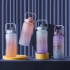 Bình Nước Tập Gym 2L Dễ Thương - Vạch Báo Giờ Uống, Kèm Sticker Độc Đáo, Giá Ưu Đãi 72.900₫ 4
