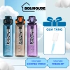 Bình Nước Thể Thao 1.000ml Quai Xách Nhựa PP An Toàn - Dùng cho Gym, Chạy Bộ BOLI HOUSE