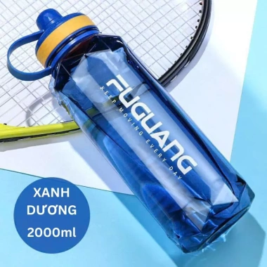 Bình nước thể thao 2-2.2 lít PC không mùi, chống sặc, an toàn sức khỏe 105.000₫