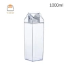 Bình Nước Thể Thao 500/1.000ml TeOdw-t Trong Suốt, Đựng Sữa, Cà Phê, Nước Ép, Trà – Dễ Mang Cắm Trại Gym 10