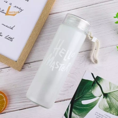 Bình Nước Thể Thao 500ml LAKEBAO Gradient – Chống Rò Rỉ, Thiết Kế Mờ, Du Lịch Ngoài Trời