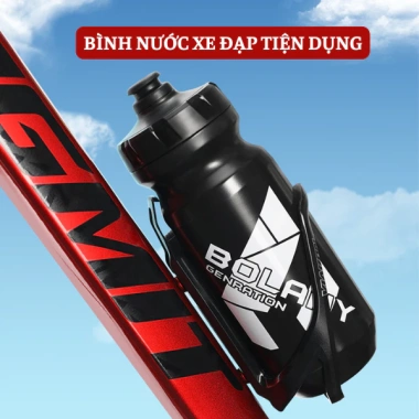 Bình Nước Thể Thao BOLANY 610ml - Nhựa An Toàn, Bền, Gắn Xe Đạp, Giá 79.000₫