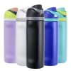 Bình nước thể thao cách nhiệt GEMFUL 750ml-1L, ống hút, cốc du lịch không BPA 24oz/32oz