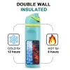 Bình nước thể thao cách nhiệt GEMFUL 750ml-1L, ống hút, cốc du lịch không BPA 24oz/32oz 4