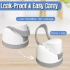 Bình nước thể thao cách nhiệt GEMFUL 750ml-1L, ống hút, cốc du lịch không BPA 24oz/32oz 7