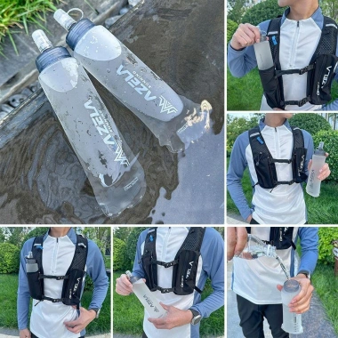 Bình Nước Thể Thao DITIPOO 250/500ml - Túi Gấp Nhẹ, Cắm Trại, Uống Ấm Nhanh Ngoài Trời