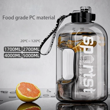 Bình Nước Thể Thao Dung Tích Lớn 1.700‑5.000ml Siêu Tiện Dụng, Giá Ưu Đãi 265k