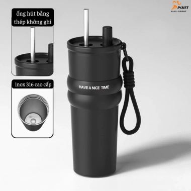 Bình Nước Thể Thao Inox 316 710ml Giữ Nhiệt Nóng Lạnh Cho Gym, Pickleball - Giá 139k 5 Bình Nước Thể Thao Inox 316 710ml Giữ Nhiệt Nóng Lạnh Cho Gym, Pickleball - Giá 139k 5