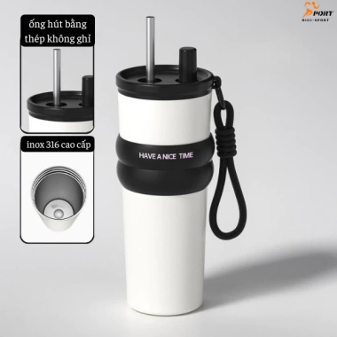 Bình Nước Thể Thao Inox 316 710ml Giữ Nhiệt Nóng Lạnh Cho Gym, Pickleball - Giá 139k