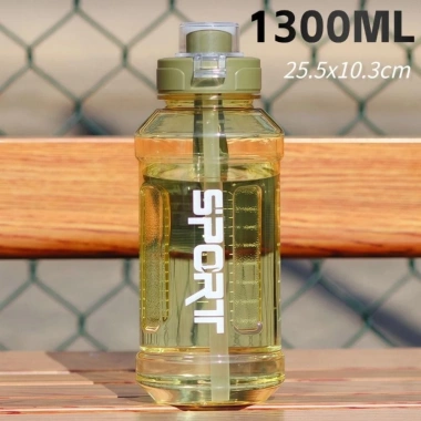 Bình Nước Thể Thao MKEB Trong Suốt Ống Hút - Chống Rò Rỉ, Di Động, Chống Bụi, Dùng Cắm Trại 74.470₫ 3