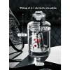 Bình Nước Thể Thao PC Ngoài Trời 1.700-2.700ml, Dung Tích Lớn, Cân Chính Xác, Di Động, Dùng Tập Gym 2