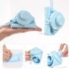 Bình nước thể thao silicone 600ml chịu nhiệt, quai xách gấp gọn thời trang- THEA 3