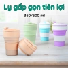 Bình nước thể thao silicone 600ml chịu nhiệt, quai xách gấp gọn thời trang- THEA 7