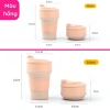Bình nước thể thao silicone 600ml chịu nhiệt, quai xách gấp gọn thời trang- THEA 10