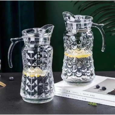 Bình nước thuỷ tinh 1.800ml cao cấp, đựng nước sang trọng, giá chỉ 75.000đ