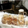 Bình nước thủy tinh 5L có vòi, kệ gốm sứ, bộ 4 ly, bình 3.6L - Set phòng khách 398.000 5