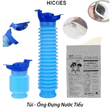 Bình Nước Tiểu Gập Lại Nam Nữ – Phễu Tiểu & Túi Đựng HICKIES Giá 43.000