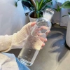 Bình Nước Trong Suốt TYLER1 Chống Rò Rỉ – Nắp Đậy Tiện Dụng, Phù Hợp Du Lịch & Trường Học 7