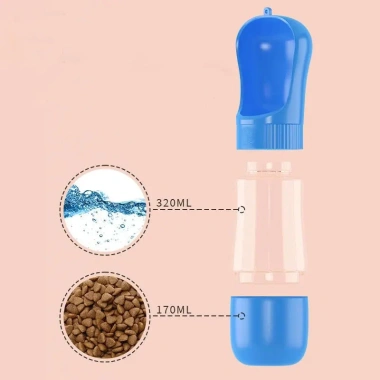 Bình Nước và Đựng Thức Ăn Cho Chó - Chai Đa Năng, Xách Dễ, An Toàn Khi Du Lịch 4
