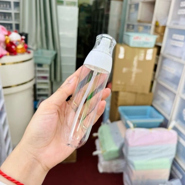 Bình phun sương du lịch tiện lợi, chai nhựa chiết dầu gội sữa tắm, vòi nhấn và phun sương, chỉ 18.000đ 8