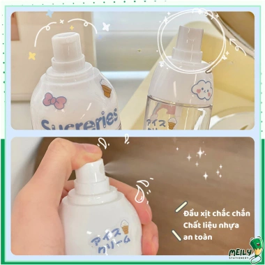 Bình rỗng chiết mini 10cm đựng mỹ phẩm, nước hoa sticker 50ml cho toner & xịt khoáng 7 Bình rỗng chiết mini 10cm đựng mỹ phẩm, nước hoa sticker 50ml cho toner & xịt khoáng 7