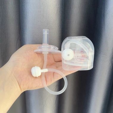Bình Tập Uống Nước BirthStory 210/240ml Ống Hút Silicon Chống Sặc Đầy Hơi cho Bé 5