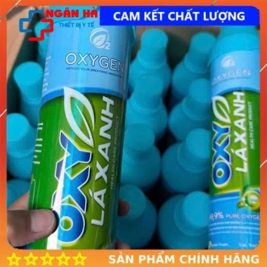 Bình Thở Khẩn Cấp Mini Cầm Tay Lá Xanh - Oxy Tinh Khiết 99% Giá Ưu Đãi 150k
