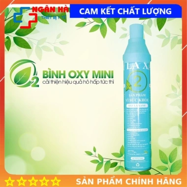 Bình Thở Khẩn Cấp Mini Cầm Tay Lá Xanh - Oxy Tinh Khiết 99% Giá Ưu Đãi 150k