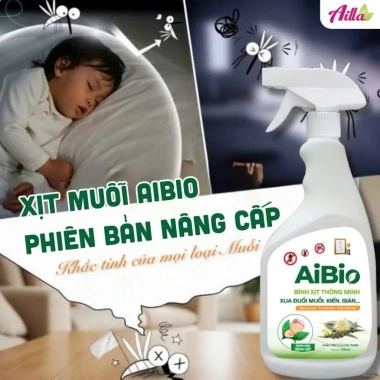 Bình thuốc xịt AIBIO 530ml - Chống ruồi muỗi, chiết suất tinh dầu tự nhiên không mùi, hiệu quả, giá chỉ 79.000đ 8 Bình thuốc xịt AIBIO 530ml - Chống ruồi muỗi, chiết suất tinh dầu tự nhiên không mùi, hiệu quả, giá chỉ 79.000đ 8