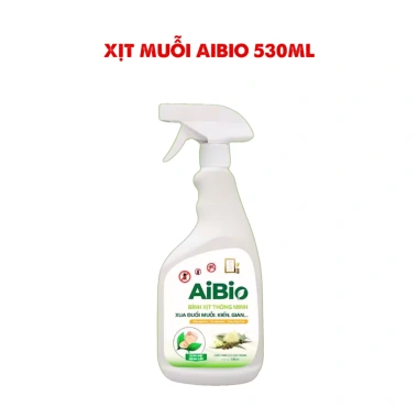 Bình thuốc xịt AIBIO 530ml - Chống ruồi muỗi, chiết suất tinh dầu tự nhiên không mùi, hiệu quả, giá chỉ 79.000đ