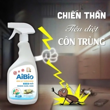 Bình thuốc xịt AIBIO 530ml chống ruồi, muỗi – Tự nhiên không mùi, giảm giá 20% chỉ 84.427₫ 2
