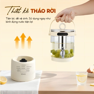 Bình Thủy Điện Venko VK-AD3L 3L Đun Nước Nóng Giữ Nhiệt, Pha Trà, Pha Sữa - Bảo Hành 12 Tháng 7