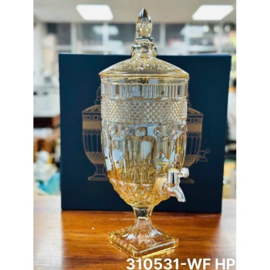 Bình Thuỷ Tinh 3 lít có vòi Huydecor, thiết kế sang trọng, giá chỉ 315.000₫