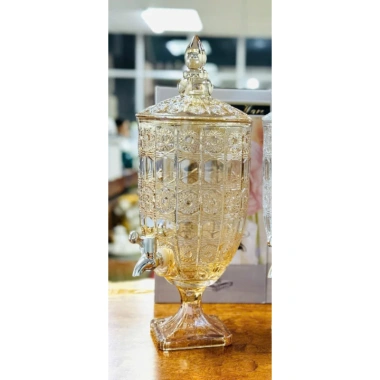 Bình Thuỷ Tinh 3 lít có vòi Huydecor, thiết kế sang trọng, giá chỉ 315.000₫